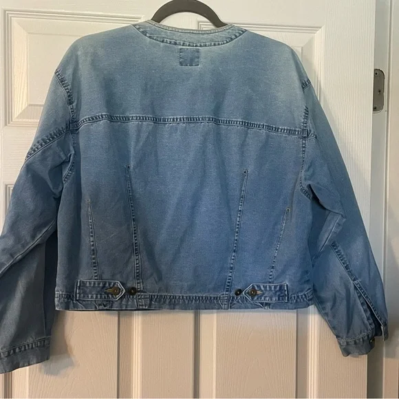Vintage Denim Button-Up Jacket - Picture 8 of 11
